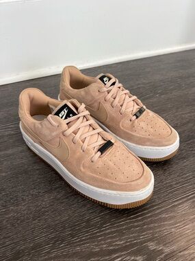 Nike Air Force 1 Sage Low in the "Bio Beige" Colorway